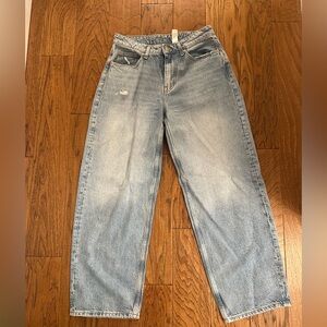 H&M Light Blue Baggy Women Jeans